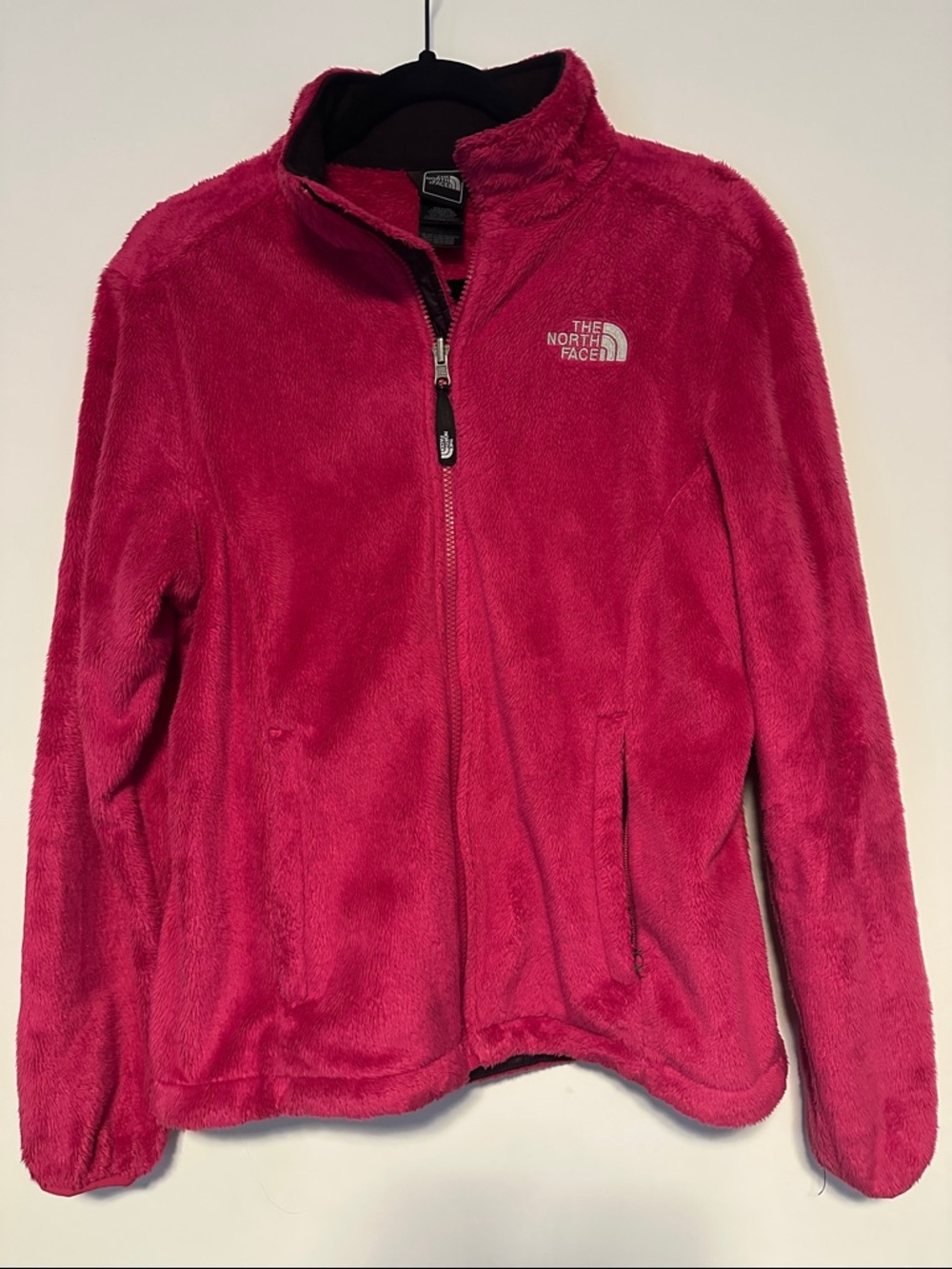 The North Face Raspberry Pink Fleece Full-Zip Jacket